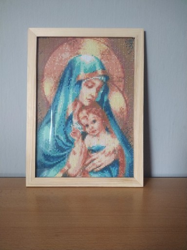Zdjęcie oferty: Obraz diamentowy Maryja z Dzieciątkiem 