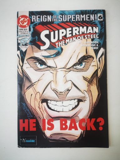 Zdjęcie oferty: SUPERMAN 6/96 - SPRAWDŹ STAN!