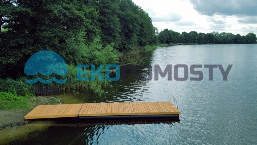 Zdjęcie oferty: Pomost pływający 9m długi, 22,5mkw z modrzewiem