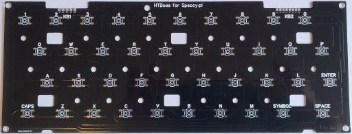 Zdjęcie oferty: Kompletny kit klawiatury mechanicznej do ZX Spectrum 48, zamiennik folii