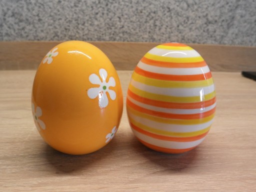 Zdjęcie oferty: Ceramiczne jajka 2szt.