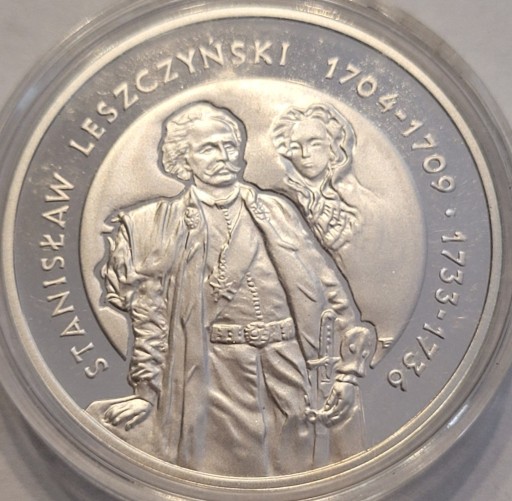 Zdjęcie oferty: 10 zł,2003,Stanisław Leszczyński,SREBRO!(235)