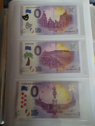 Zdjęcie oferty: Bon banknot kolekcjonerski 0 euro gran VIA madryd