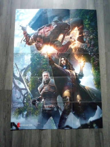Zdjęcie oferty: Plakat Wiedźmin Yennefer z Geraltem