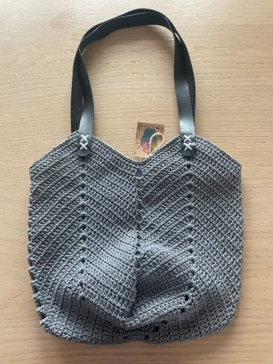 Zdjęcie oferty: Torebka szydełkowa worek shopper handmade 