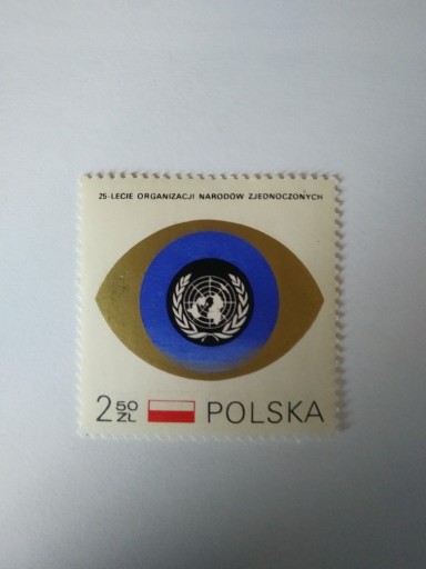 Zdjęcie oferty: Fi 1879 - 25 rocznica powstania ONZ-1970 r.-czysty