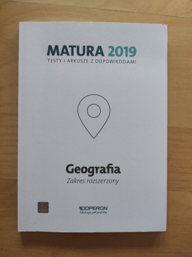 Zdjęcie oferty: Matura 2019 Geografia testy i arkusze Operon