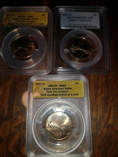 Zdjęcie oferty: Native American $1 ANACS, PCGS