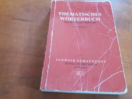 Zdjęcie oferty: Tematisches Worterbuch - H.C.Fryderych
