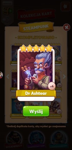 Zdjęcie oferty: DR ASHTEAR COIN MASTER KARTA