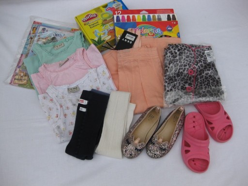 Zdjęcie oferty: ŚLICZNY MARKOWY KOMPLET DLA DZIEWCZYNKI 3 - 4 lata/96 -104 GRATISY