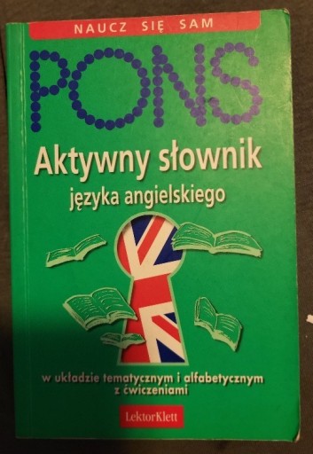 Zdjęcie oferty: Pons Aktywny słownik języka angielskiego 