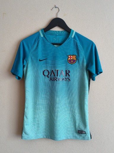 Zdjęcie oferty: Oryginalna koszulka FC Barcelona Third 2016/17 – Youth XL, turkusowa