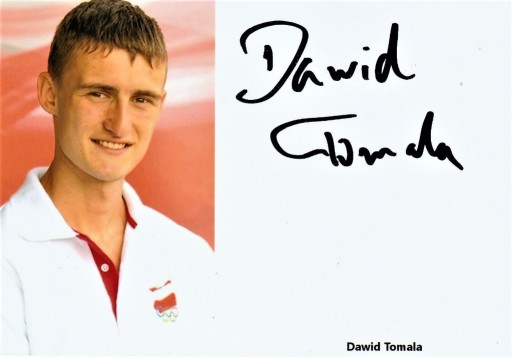 Zdjęcie oferty: DAWID TOMALA - oryginalny autograf