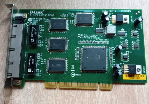 Zdjęcie oferty: 4-portowa karta serwerowa D-Link DFE-580TX