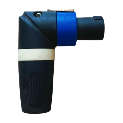 Zdjęcie oferty: Wtyk niebieski kątowy 