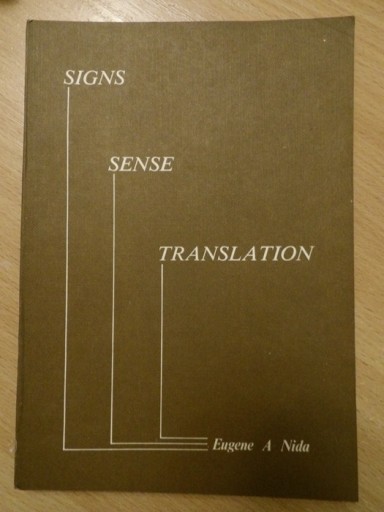Zdjęcie oferty: Eugene Nida "Sign, Sense, Translation"