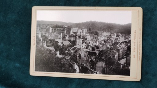 Zdjęcie oferty: Stara fotografia Karlsbad, 1901