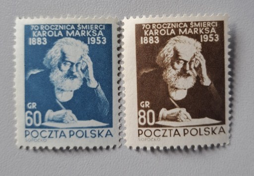 Zdjęcie oferty: Fi 657-58**-70 rocznica śmierci Karola Marksa