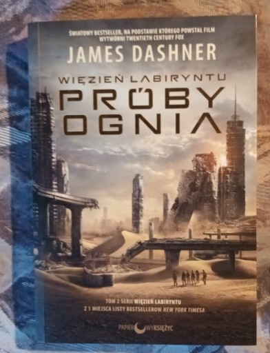 Zdjęcie oferty: Więzień Labiryntu TOM2 Próby ognia, James Dashner