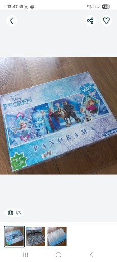 Zdjęcie oferty: Puzzle dla dzieci 1000 elementów,Panorama Frozen