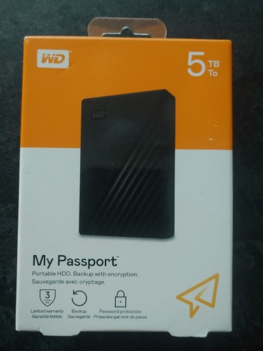 Zdjęcie oferty: Dysk Zewnętrzny Wd My Passport 5TB USB 3.0