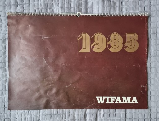 Zdjęcie oferty: Stary kalendarz 1985 zamki pałace WIFAMA Łódź