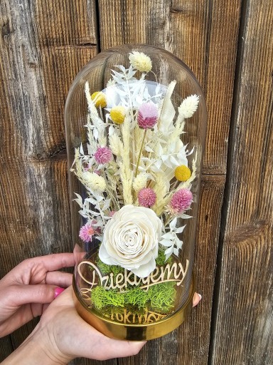 Zdjęcie oferty: Suszki kwiatowe w szkle, kwiaty suszone, prezent