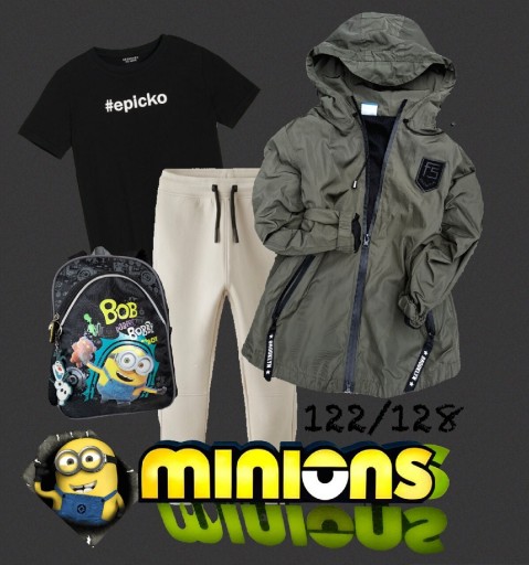 Zdjęcie oferty: PARKA 122/128 ciepła WIOSENNA wodoodporna + PLECAK