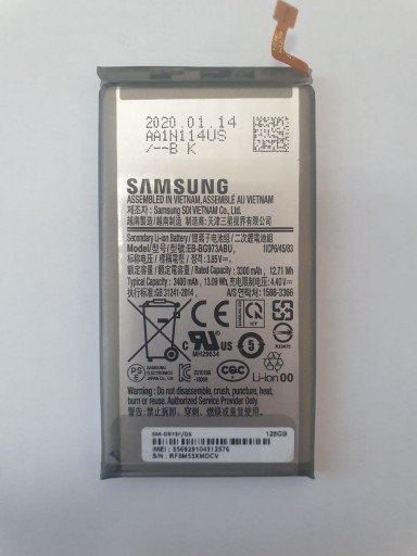 Zdjęcie oferty: Bateria Samsung SM-G973F GALAXY S10 EB-BG973ABU OR