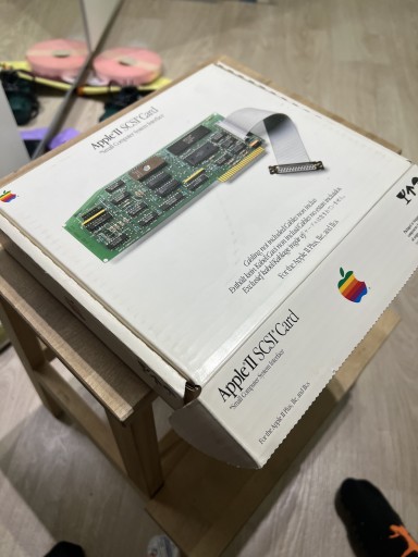 Zdjęcie oferty: Apple II karta SCSI, pudełko, piękna i cenna