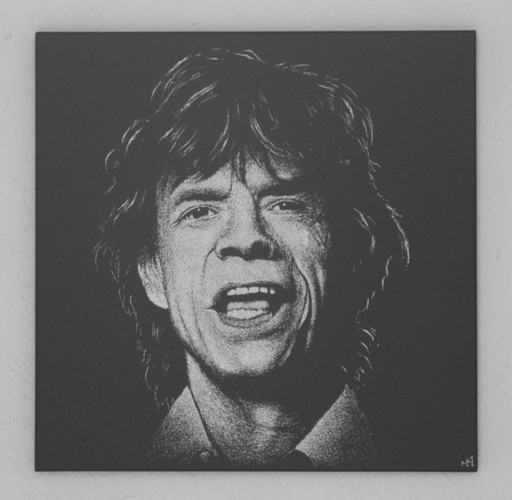 Zdjęcie oferty: Rolling Stones Mick Jagger Obraz na blasze Grawer