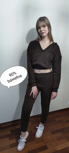 Zdjęcie oferty: Komplet dresowy, spodnie i bluza, bawełna 90%