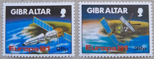 Zdjęcie oferty: Gibraltar 1991 Mi 613-14 ** Europa Cept