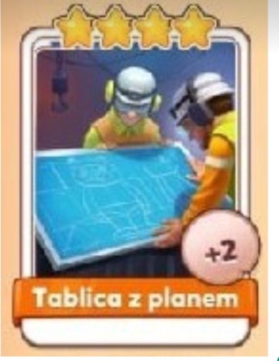 Zdjęcie oferty: Tablica z planem KARTA COIN MASTER 