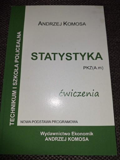 Zdjęcie oferty: Statystyka - ćwiczenia Andrzej Komosa