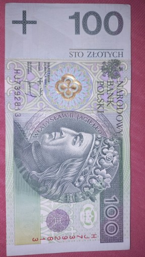 Zdjęcie oferty: Banknot 100zł seria HJ stary wzór stan bdb
