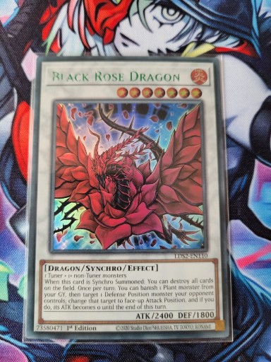 Zdjęcie oferty: Yu-Gi-Oh! Black Rose Dragon (V.3 - UR) misprint