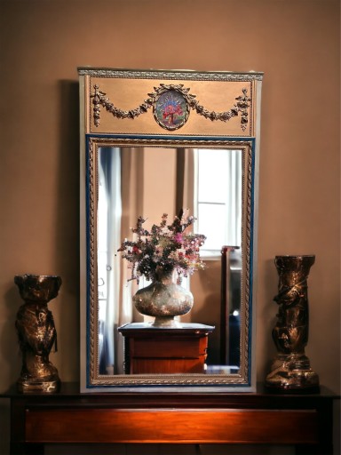 Zdjęcie oferty: Doskonale duże lustro Trumeau Ludwik XVI FR