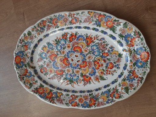 Zdjęcie oferty: Patera ręcznie malowana porcelana zastawa stołowa