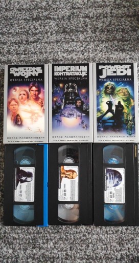 Zdjęcie oferty: Gwiezdne Wojny Trylogia VHS