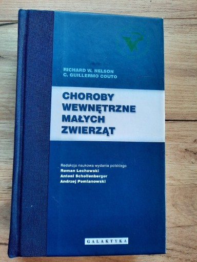 Zdjęcie oferty: Choroby wewnętrzne małych zwierząt 