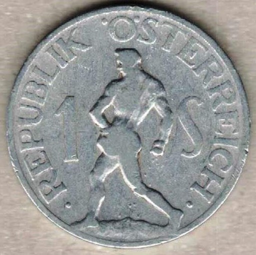 Zdjęcie oferty: Austria 1 schilling szyling 1947, 25 mm