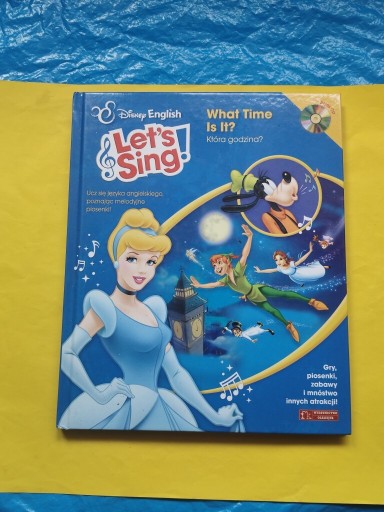 Zdjęcie oferty: Książka z płytą CD dziecięca nauka Angielskiego która godzina 2012rok