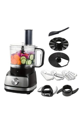 Zdjęcie oferty: Nowy robot kuchenny 800W z zestawem akcesoriów – czarny