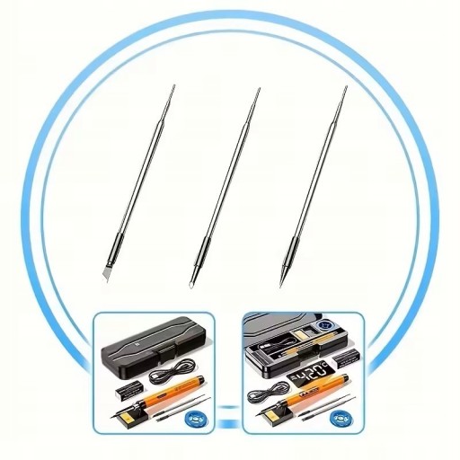 Zdjęcie oferty: ZESTAW GROTÓW C210 grot lutownicy USB grot 5V grot C+K+B 3 szt Blivrig