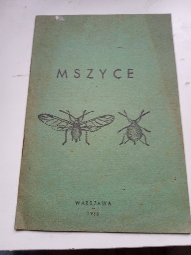 Zdjęcie oferty: Mszyce, firma Terebenthen Warszawa 1936 poradnik