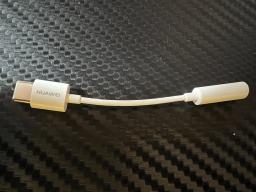 Zdjęcie oferty: Przejściówka Jack-USB C Huawei Oryginał!!!!!!