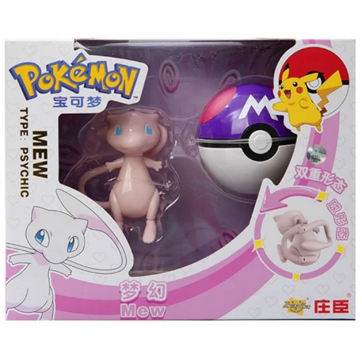 Zdjęcie oferty: Figurka Pokemon Pikachu Mew + Pokeball 