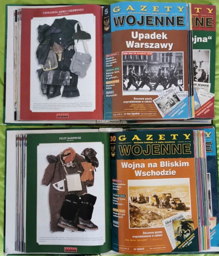 Zdjęcie oferty: GAZETY WOJENNE - 48 sztuk ( 2 segregatory)